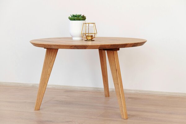 KONFERENČNÝ STOLÍK, farba duba, drevo, 70/70/42 cm Livetastic - Stolíky do obývačky, Online Only