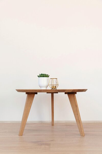 KONFERENČNÝ STOLÍK, farba duba, drevo, 70/70/42 cm Livetastic - Stolíky do obývačky, Online Only