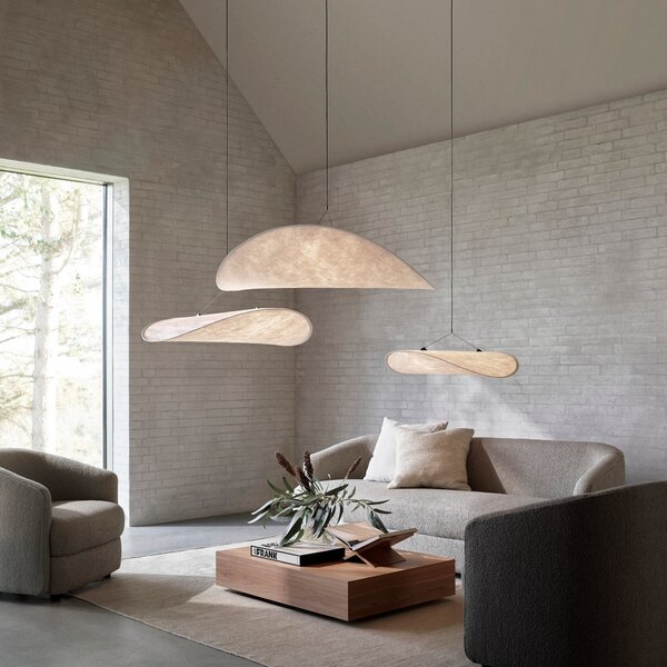 Závesné svietidlo Tense Pendant Ø120, White – New Works