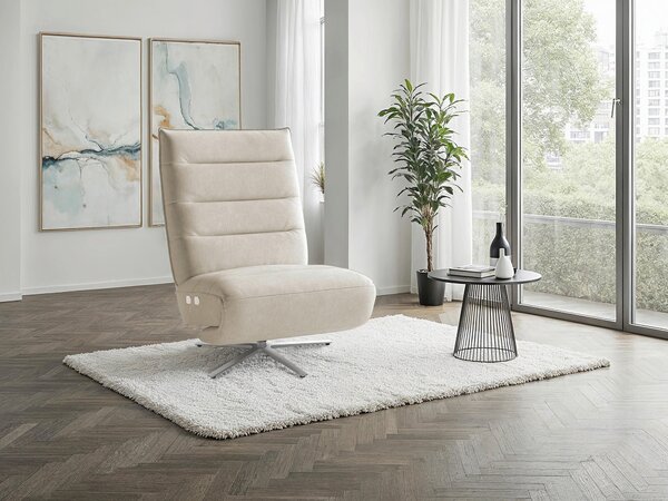 RELAXAČNÉ KRESLO, textil, strieborná Sit & More - Online Only obývacie izby, Online Only