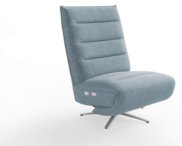 RELAXAČNÉ KRESLO, textil, svetlomodrá Sit & More - Online Only obývacie izby, Online Only