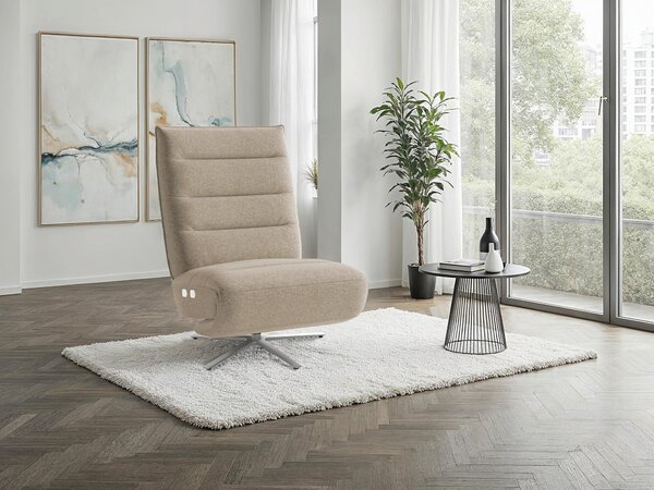 RELAXAČNÉ KRESLO, textil, taupe Sit & More - Online Only obývacie izby, Online Only