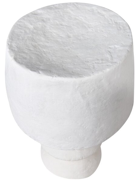 Stolná lampa biela papier-mâché hlina ručná výroba stolová lampa na nočný stolík moderný štýl obývačka spálňa