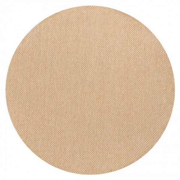 Šnúrkový koberec SIZAL TIMO 6272 tmavobéžový kruh
