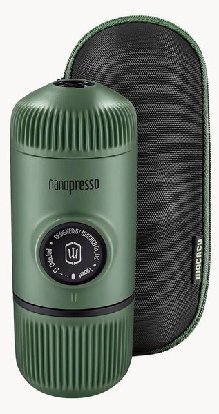 Prenosný kávovar na espresso's tvrdým puzdrom Nanopresso, 5 ks