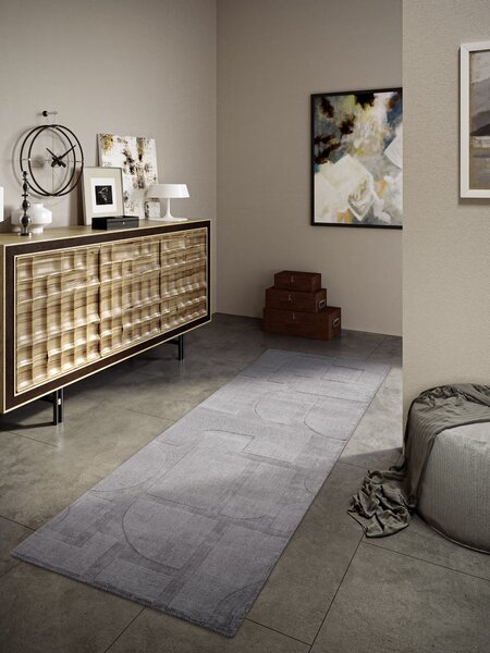 Villeroy & Boch , Behúň 106174 Grey, 80x250, šedá, obývacia izba