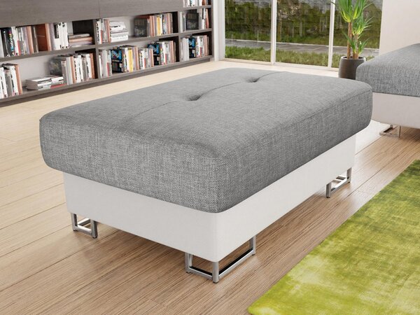 Mirjan24 Taburetka Alvin, Dostupné poťahy: ekokoža Soft 017 (biela) + Lux 05 5903211340871