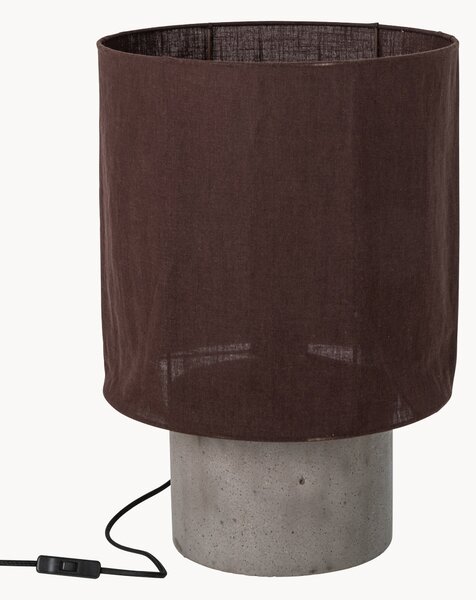 Cementová stolová lampa Yena