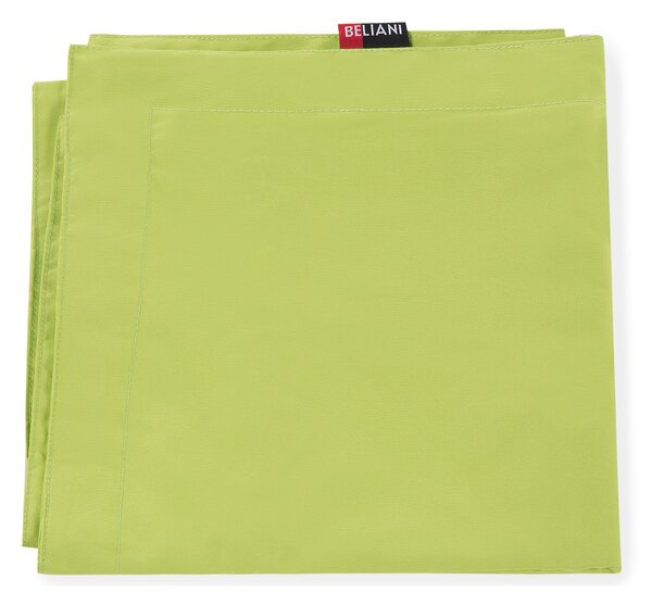 Sedací vak limetkovozelený nylonový 140 x 180 cm vodoodolný poťah so zipsom polystyrénová výplň