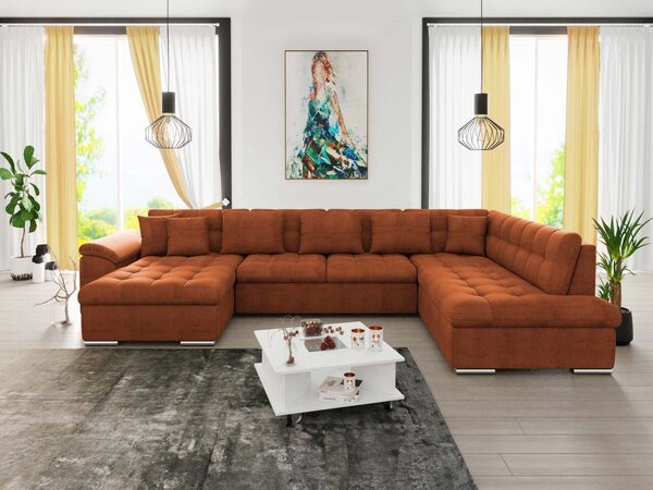 Mirjan24 Rohová sedačka Tony s funkciou spania, Dostupné poťahy: Flow 09, Strana: Ľavá - U 5903211367373