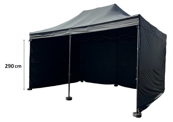 Podiový stan 4x6 m /6 nôh TENTino STAGEMAN BIG HEXAGON extra vysoký Typ konštrukcie: KONSTRUKCE STŘÍBRNÁ