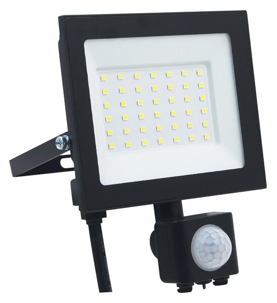 LED reflektor 30W Halogen s pohybovým a súmrakovým senzorom - 2700 lm, 4000K