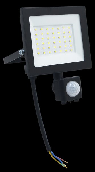 LED reflektor 30W Halogen s pohybovým a súmrakovým senzorom - 2700 lm, 4000K