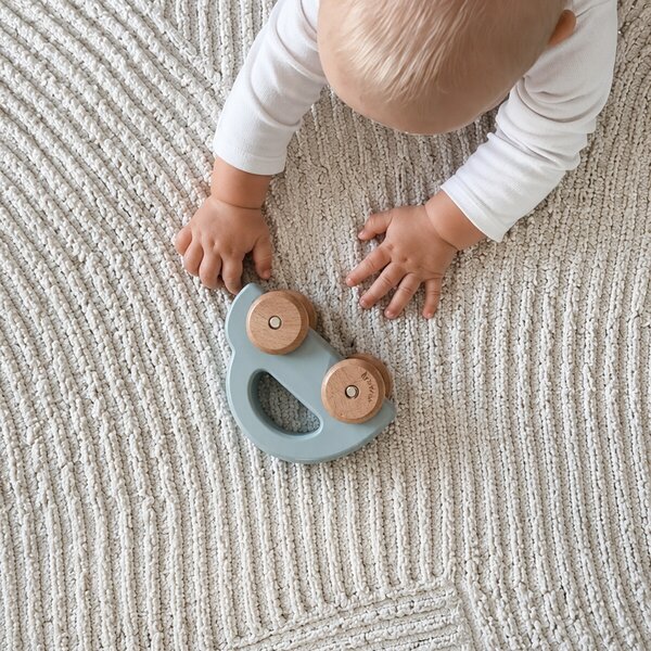 Angel Carpet, Kusový koberec Zafiro 25 Cream, 60x110, biela, kancelária