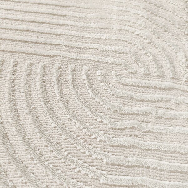 Angel Carpet, Kusový koberec Zafiro 19 Beige, 60x110, béžová, kancelária