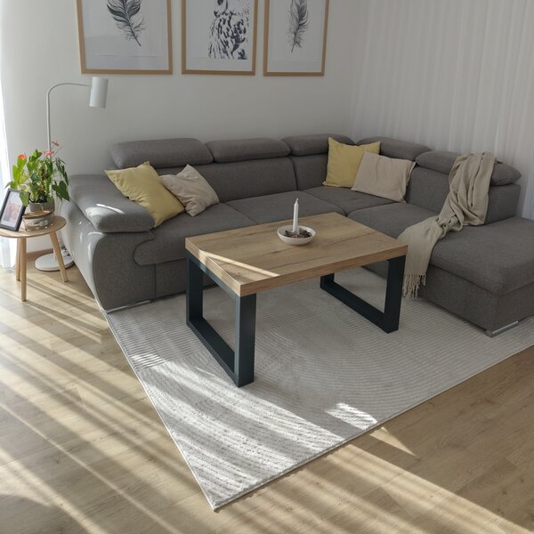 Angel Carpet, Kusový koberec Zafiro 19 Beige, 60x110, béžová, kancelária