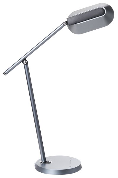 Stolná LED lampa sivá syntetický materiál so stmievačom a časovačom dotyková nastaviteľná moderná kancelária