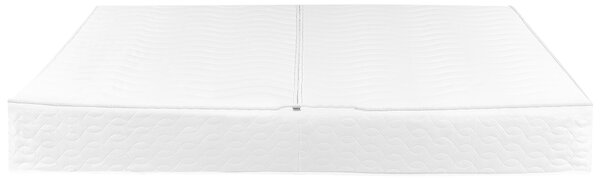 Poťah na matrac na vodnú posteľ biely bavlna polyester 180 x 200 cm so zapínaním na zips spálňa