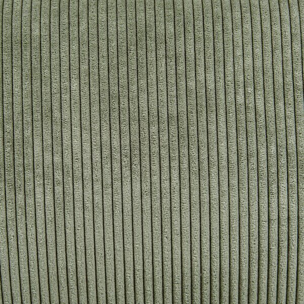 Posteľ zelená menčestrové čalúnenie 180 x 200 cm lamelový rošt hrubé čalúnené čelo postele moderný štýl spálňa