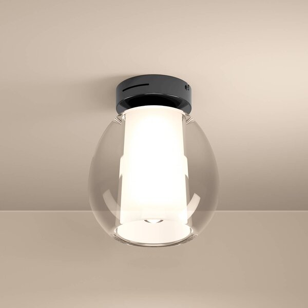 Stropné LED svetlo Stars of Light Menorca, niklové, Ø 21 cm,, Hliník / sivá / zinok, Obývacia izba / jedáleň, kov, Moderný, Závesné svietidlo