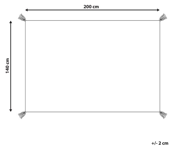 Detský koberec viacfarebný bavlnený 140 x 200 cm s farebnými hviezdičkami ručne vyrobený detská podložka na hranie