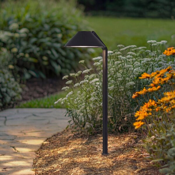 Lindby LED zemný svietidlo Capelo, čierne, kovové, 77 cm, Čierna, Hliník, Moderný, Vonkajše bodové svietidlo / bodateľné do zeme