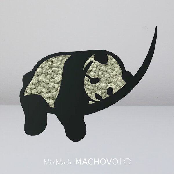 Machový obraz - PANDA