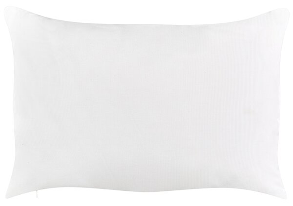 Sada 2 záhradných vankúšov ružová polyester 40 x 60 cm abstraktný vzor moderný štýl vonkajšie dekorácie vodoodolné