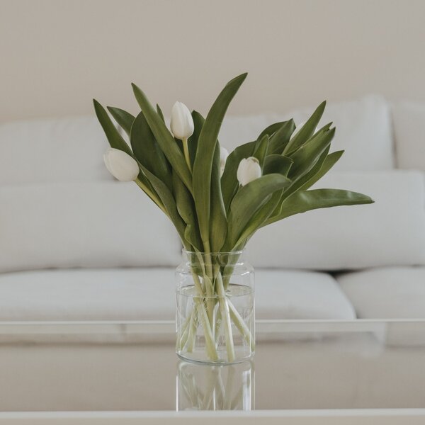 Sklenená váza Floral Clear 14 cm