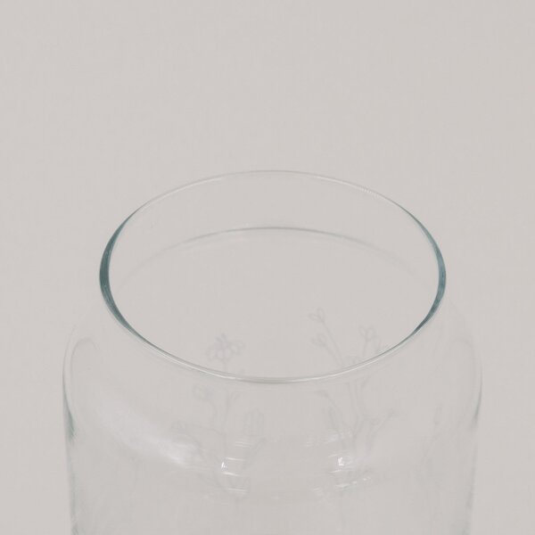 Sklenená váza Floral Clear 14 cm