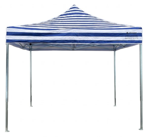 JAKS Nožnicový stan PREMIUM QUALITY čierny 3 m x 3 m