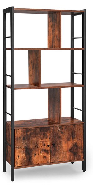REGÁL NA ŠANÓNY, hnedá, čierna, 74/154,5/30 cm Boxxx - Online Only kancelárie, Online Only