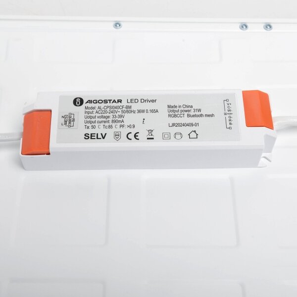 Aigostar - LED RGBW Stlmiteľný podhľadový panel MESH LED/36W/230V 120x30 cm