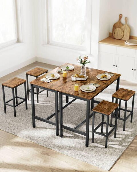 BAROVÁ SADA, hnedá, čierna, 120/60/90 cm Boxxx - Online Only jedálne, Online Only