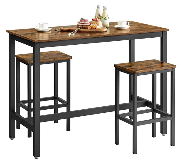BAROVÁ SADA, hnedá, čierna, 120/60/90 cm Boxxx - Online Only jedálne, Online Only