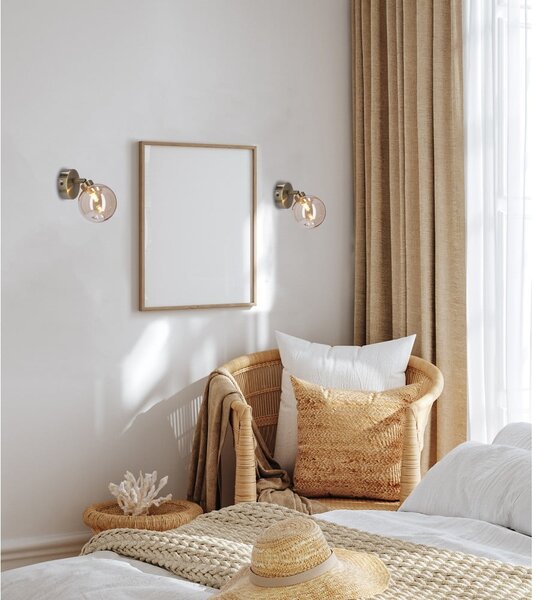 Nástenné svietidlo v bronzovej farbe ø 10 cm Rodia – Candellux Lighting
