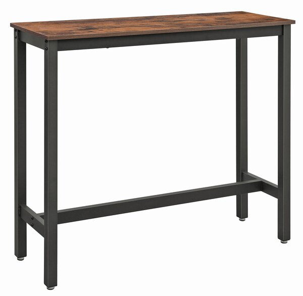 BAROVÝ STÔL, hnedá, čierna, 120/40/100 cm Boxxx - Online Only jedálne, Online Only