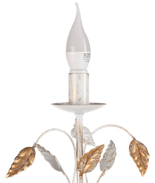 ONLI - Stolná lampa COLLANA 1xE14/6W/230V 40 cm biela