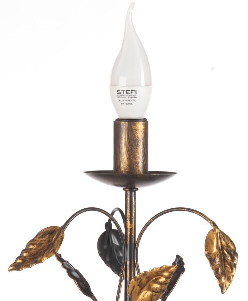 ONLI - Stolná lampa COLLANA 1xE14/6W/230V 40 cm bronzová