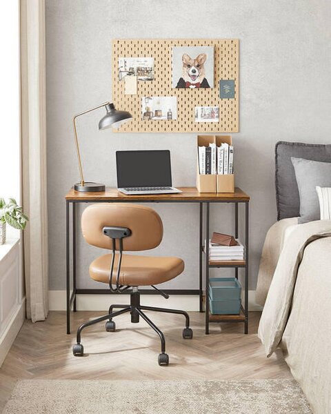 PÍSACÍ STÔL, hnedá, čierna, 100/50/75 cm Boxxx - Online Only kancelárie, Online Only
