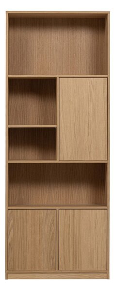 Modulárna knižnica v dekore duba v prírodnej farbe 77x199 cm Modulair – vtwonen