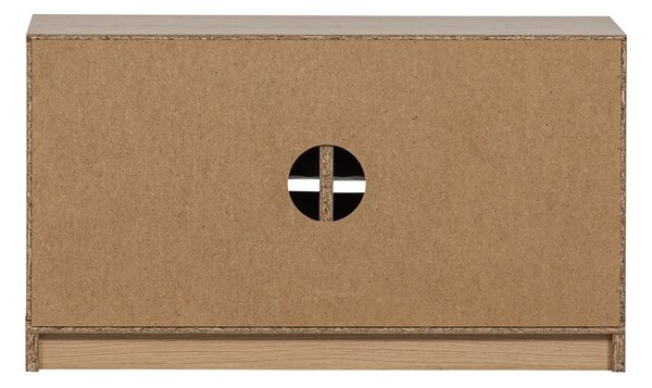 Modulárny TV stolík v dekore duba v prírodnej farbe 77x44 cm Modulair – vtwonen