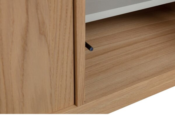 Modulárny TV stolík v dekore duba v prírodnej farbe 77x44 cm Modulair – vtwonen