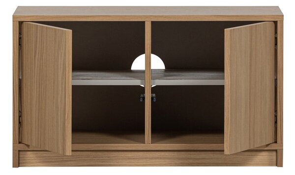 Modulárny TV stolík v dekore duba v prírodnej farbe 77x44 cm Modulair – vtwonen