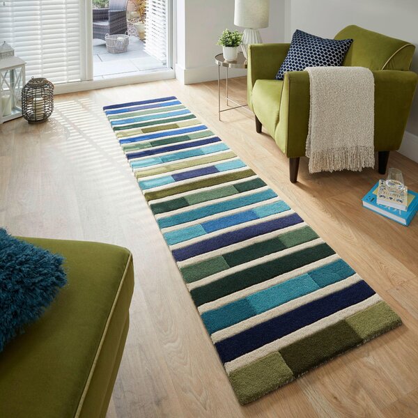 VLNENÝ KOBEREC, 60/230 cm zelená Flair Rugs - Online Only bytové doplnky, Online Only