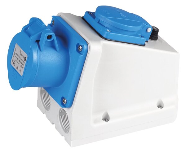 TP electric Kombinovaná zásuvka francúzska s poistkou 3x16A IP44 3120-605-09FR