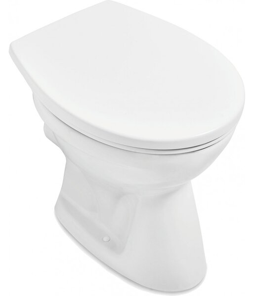 VILLEROY & BOCH O.novo samostatne stojace WC s hlbokým splachovaním bez vnútorného okraja, 360 x 475 mm, biela alpská, 7618R001