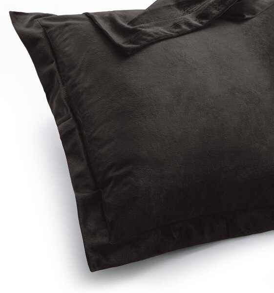 Obliečky na vankúše AmeliaHome Velvet Side Si čierne, veľkosť 50x70