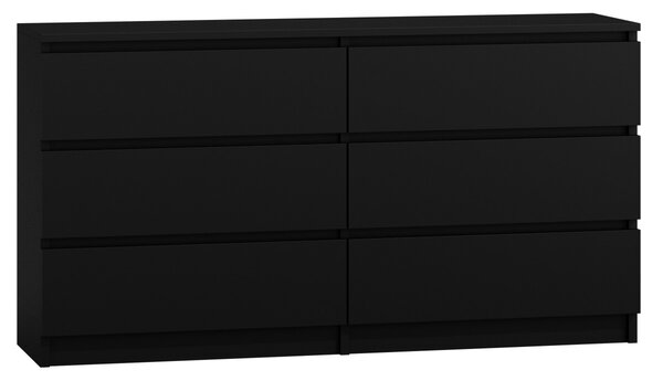 TP Living Komoda MALWA M6 140 cm černá
