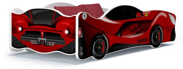 MAXMAX Detská posteľ auto MICHAEL 160x80 cm - červená (21)